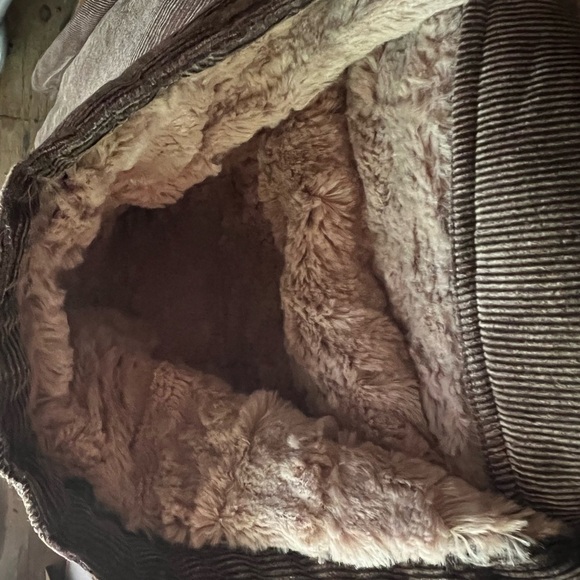 St. John’s Bay Brown Corduroy Coat with Faux Fur Lining – Size 3X - Picture 7 of 7